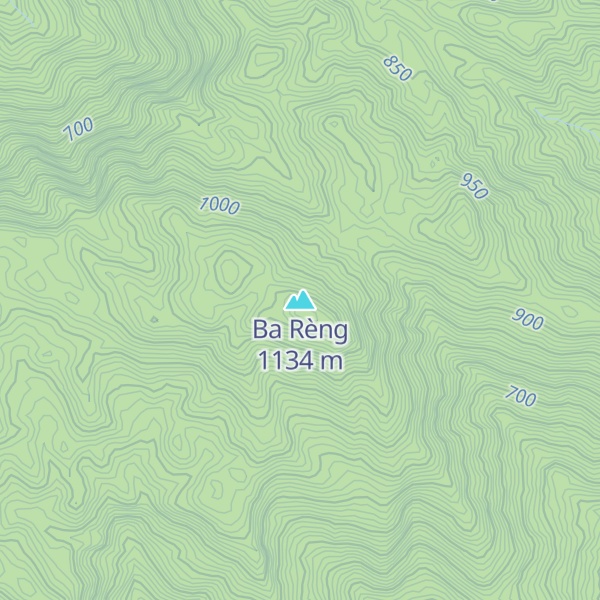 Map of Ba Rèng