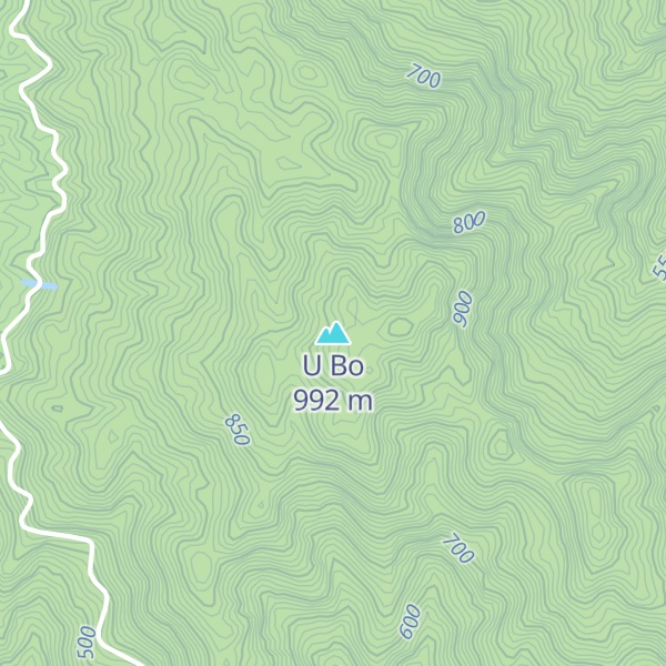 Map of U Bo