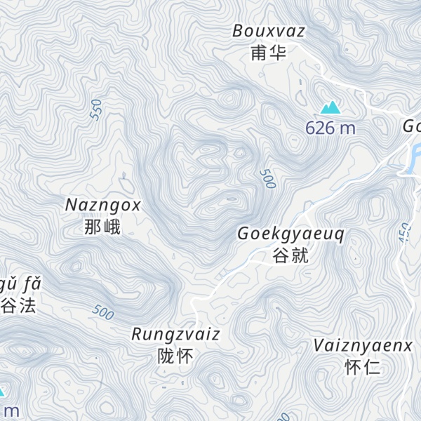 Map of Dà Néng Shān