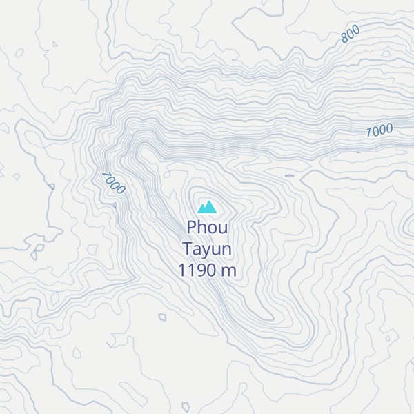 Map of Phou Tayun