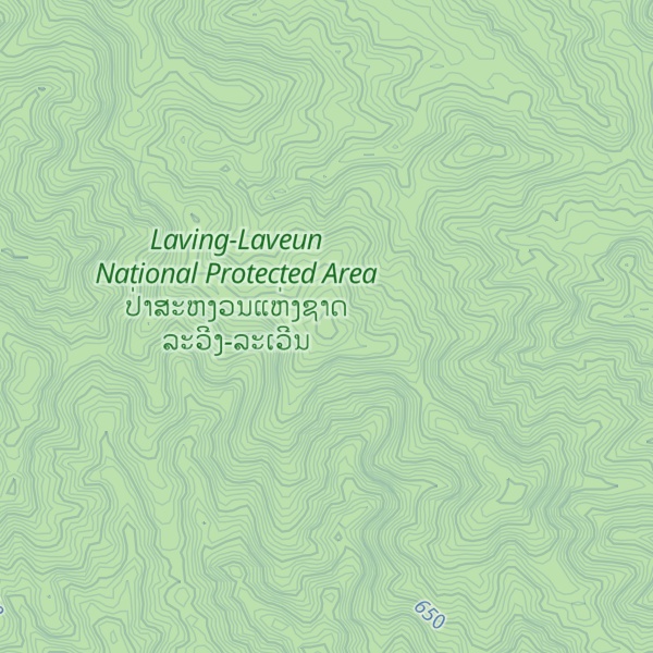 Map of Phou Nampoun