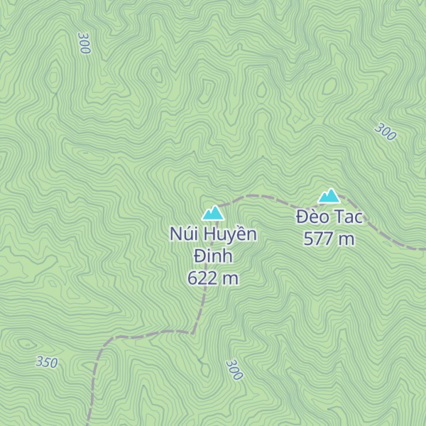 Map of Núi Huyền Đinh
