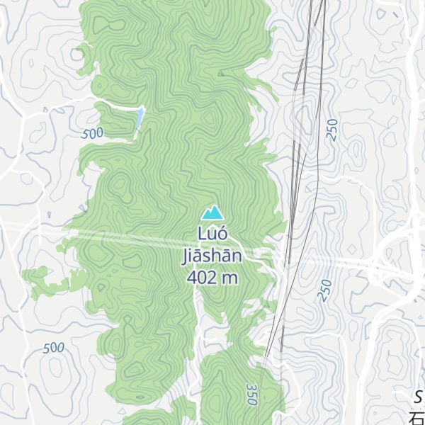 Map of Luó Jiāshān
