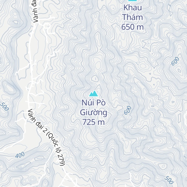 Map of Núi Pò Giường