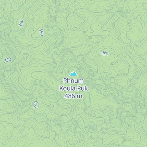 Map of Phnum Koula Puk