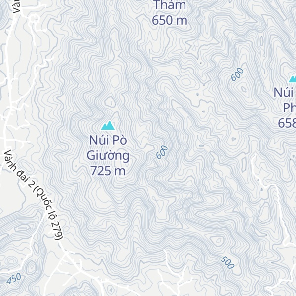 Map of Núi Bản Vương