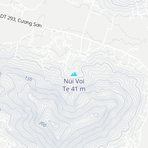 Map of Núi Voi Te