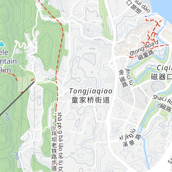 Map of Yáng Jiāshān