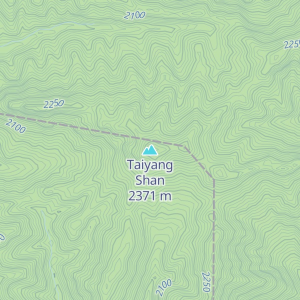 Map of Taiyang Shan