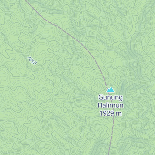 Map of Gunung Bintonggading
