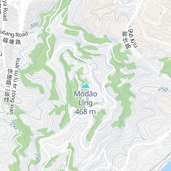 Map of Módāo Lǐng