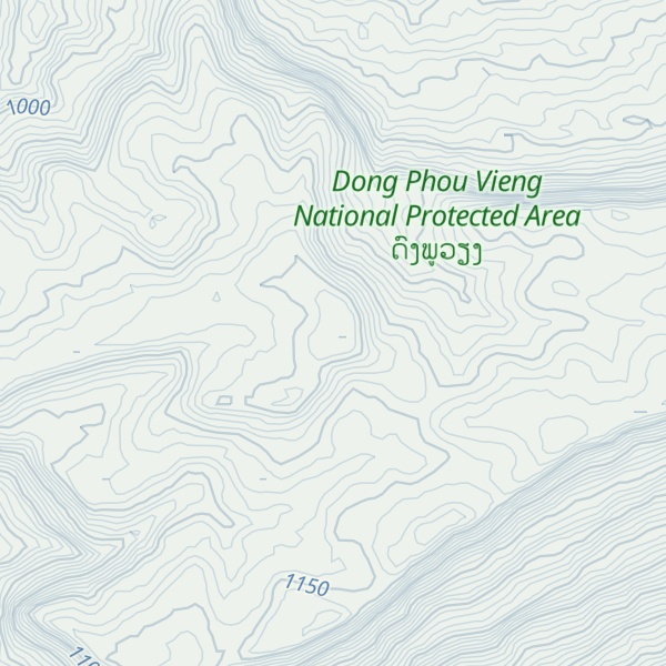 Map of Phou Dotouy
