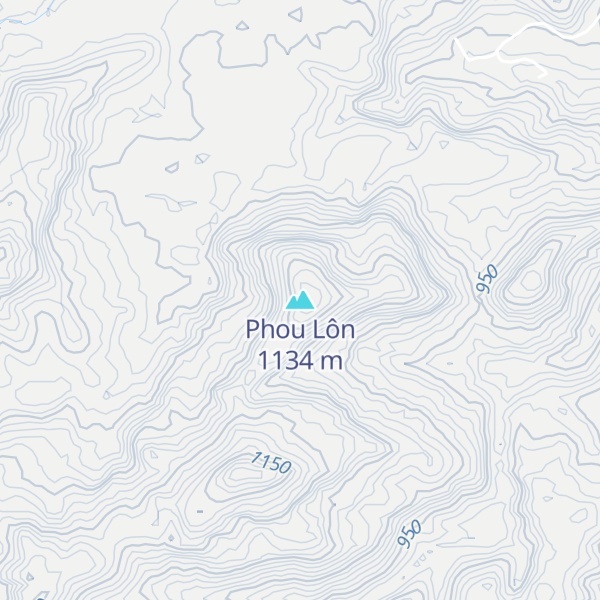 Map of Phou Lôn