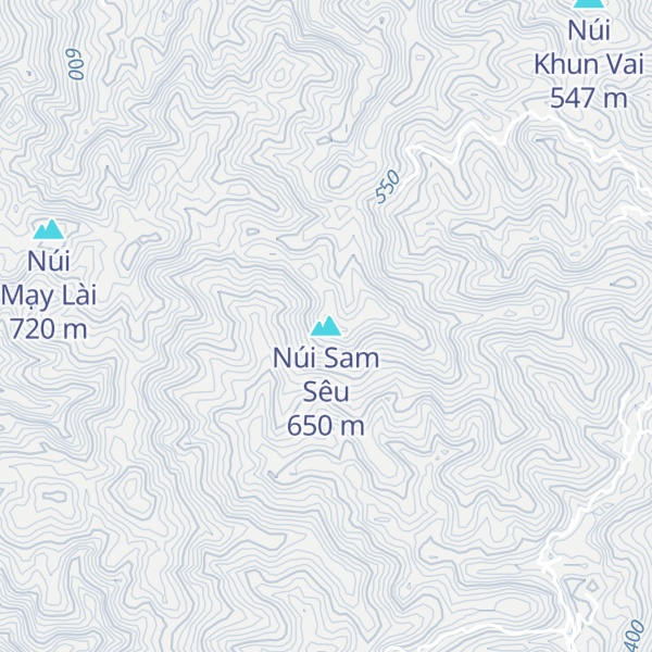 Map of Núi Sam Sêu