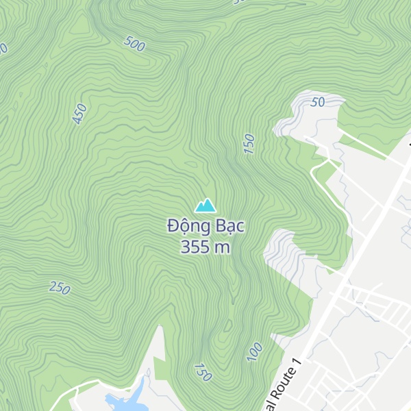 Map of Động Bạc