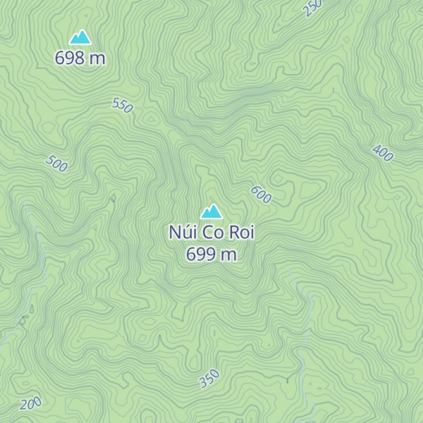 Map of Núi Co Roi