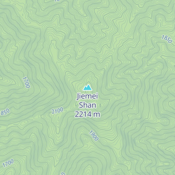 Map of Jiemei Shan
