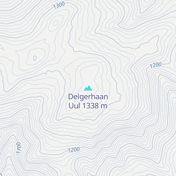 Map of Delgerhaan Uul