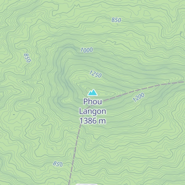 Map of Phou Langon