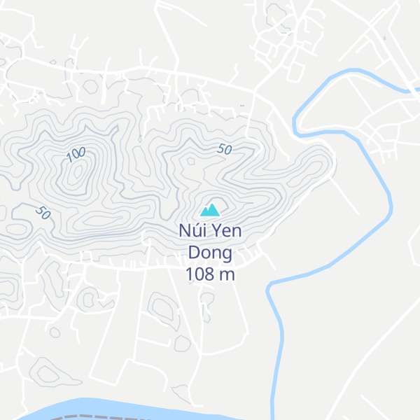 Map of Núi Yen Dong