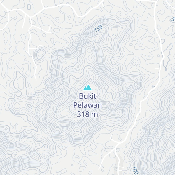 Map of Bukit Pelawan