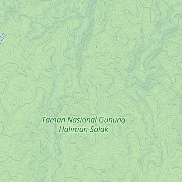 Map of Gunung Malang