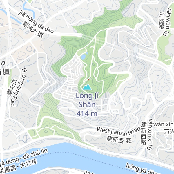 Map of Lóng Jǐ Shān