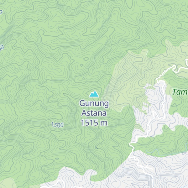 Map of Gunung Astana