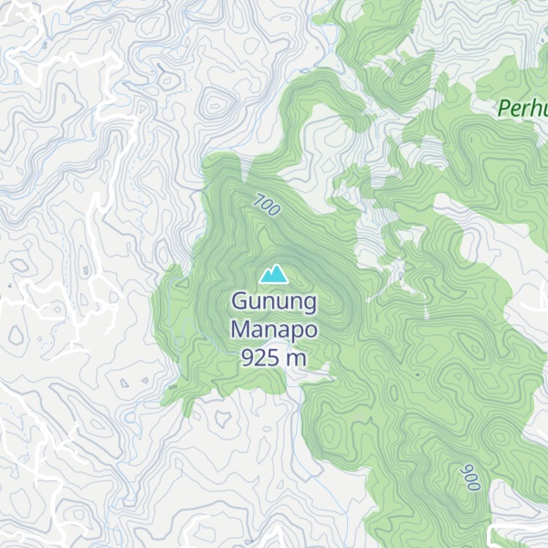 Map of Gunung Manapo