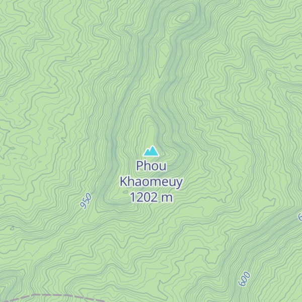 Map of Phou Khaomeuy