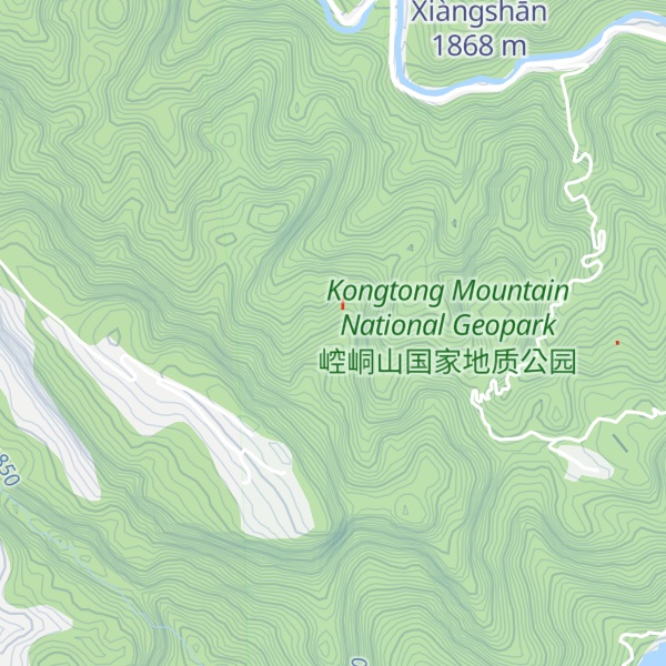 Map of Tiantai