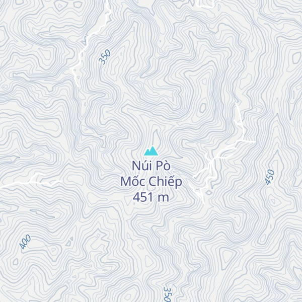 Map of Núi Pò Mốc Chiếp