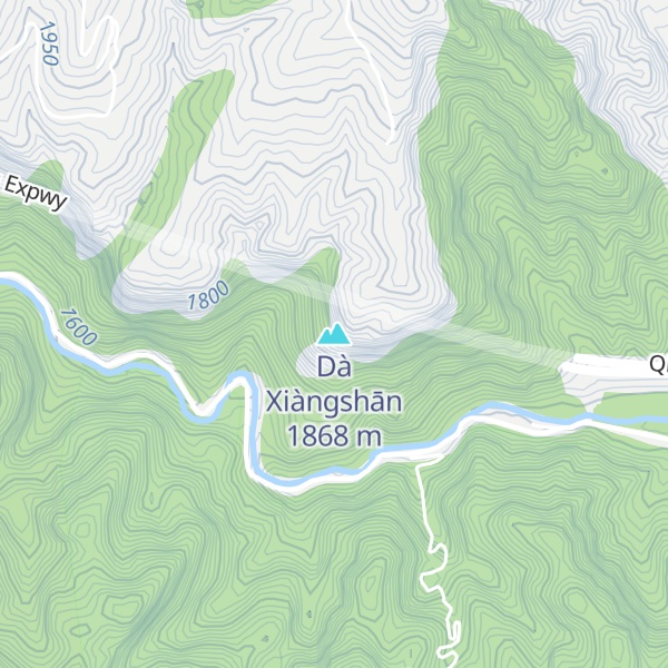 Map of Dà Xiàngshān