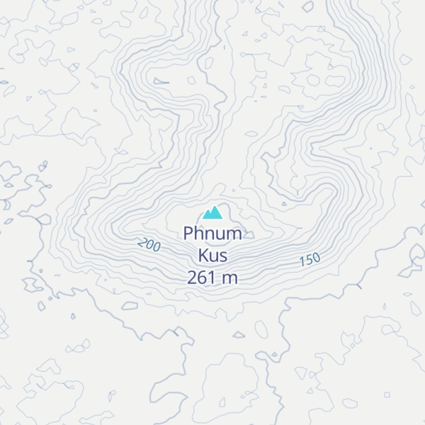 Map of Phnum Kus