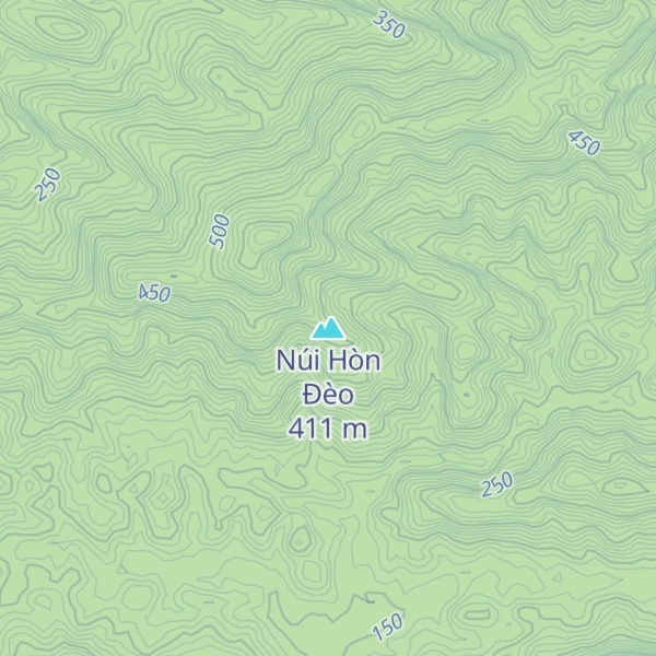 Map of Núi Hòn Đèo