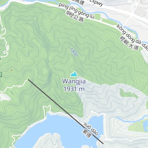 Map of Wangjia