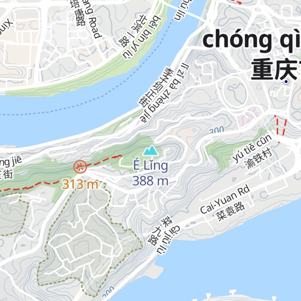 Map of É Lǐng