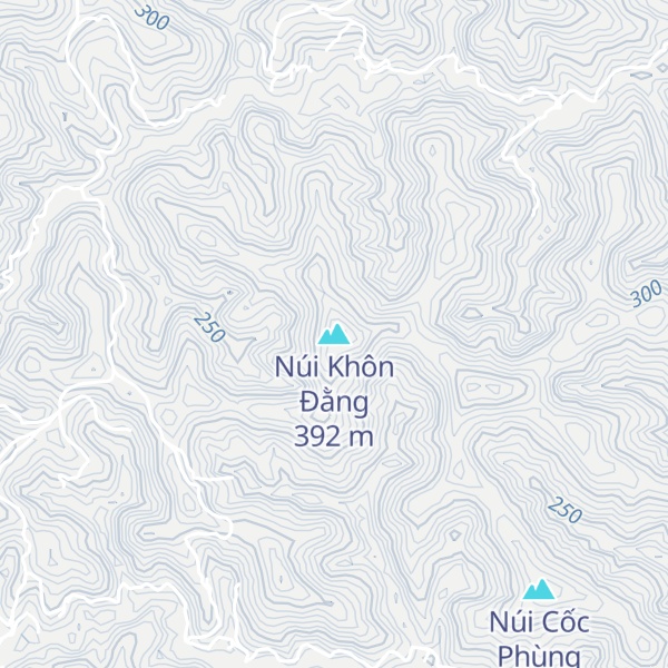 Map of Núi Khôn Đằng