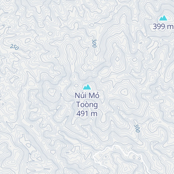 Map of Núi Mỏ Toòng