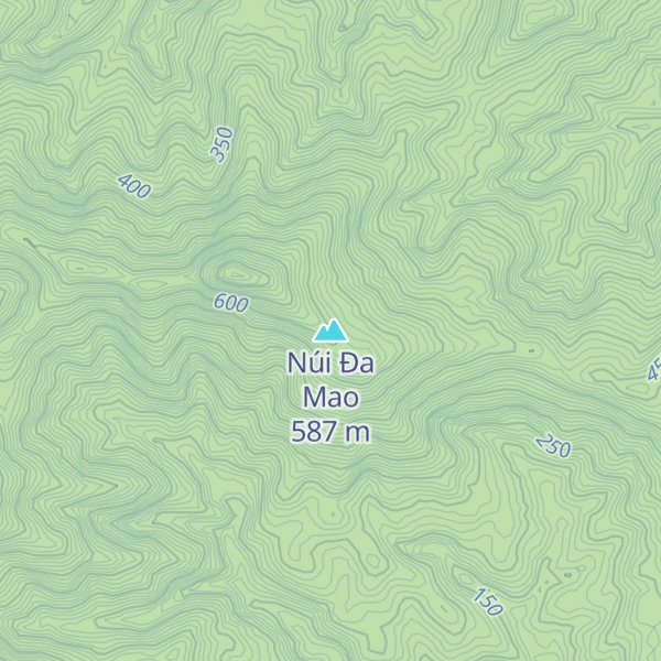Map of Núi Đa Mao