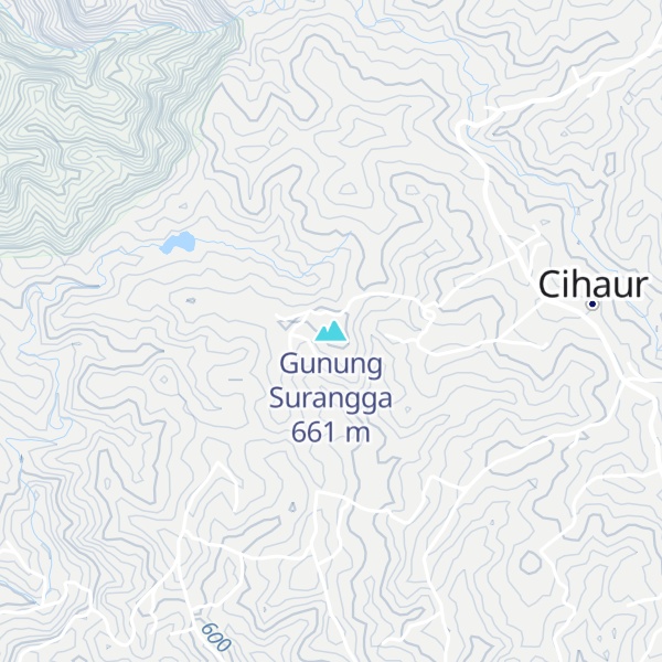 Map of Gunung Surangga