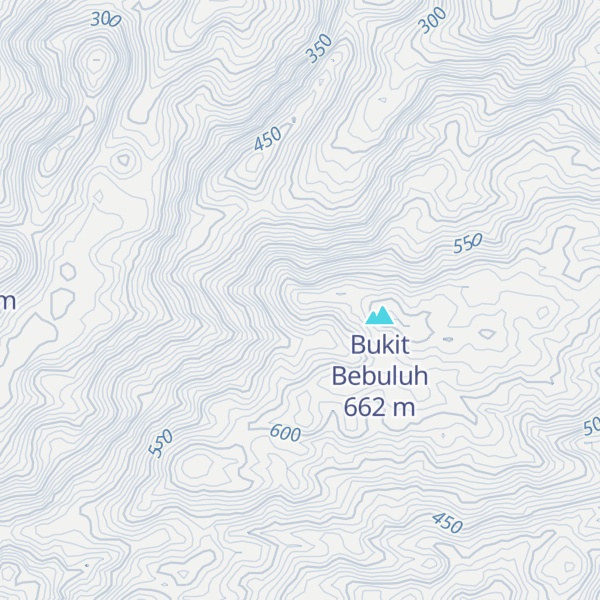 Map of Gunung Pading
