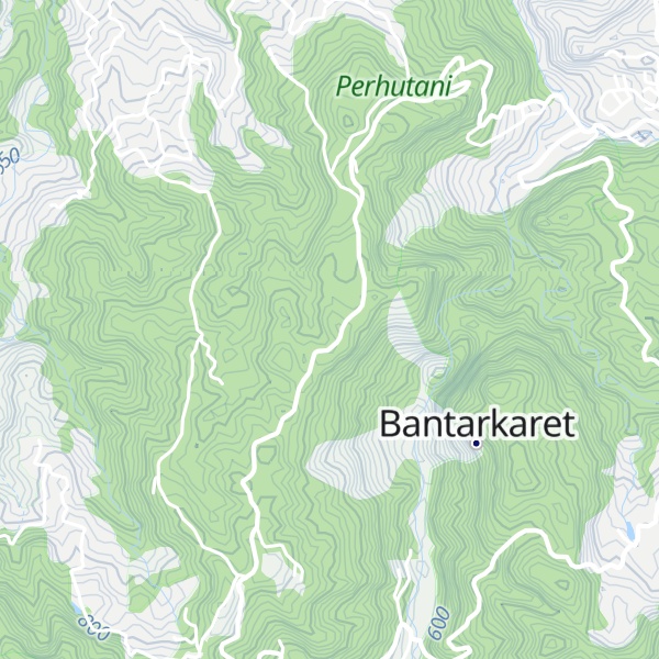 Map of Gunung Pongkor