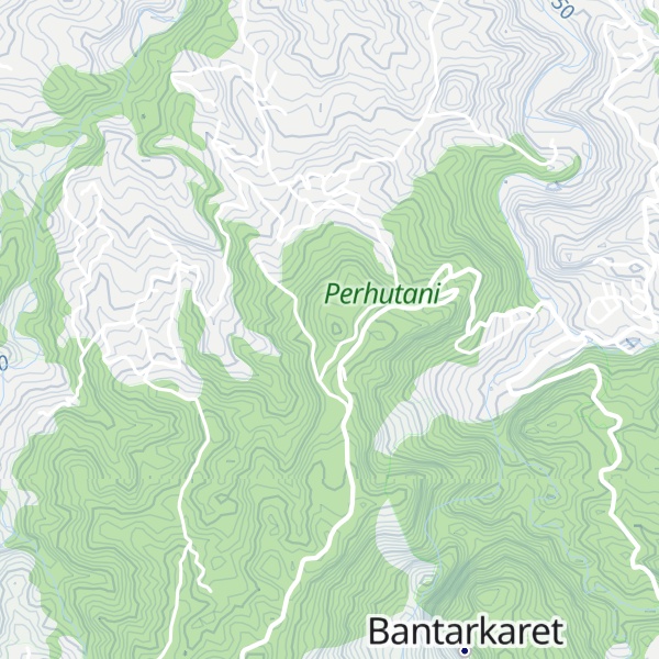 Map of Gunung Wiru
