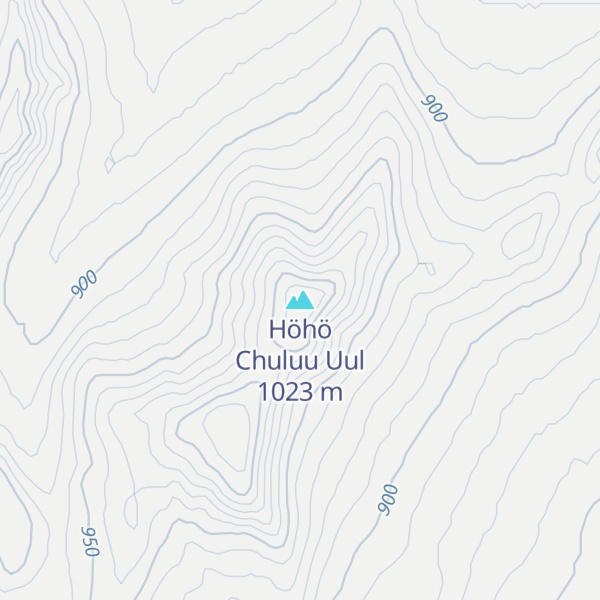 Map of Höhö Chuluu Uul
