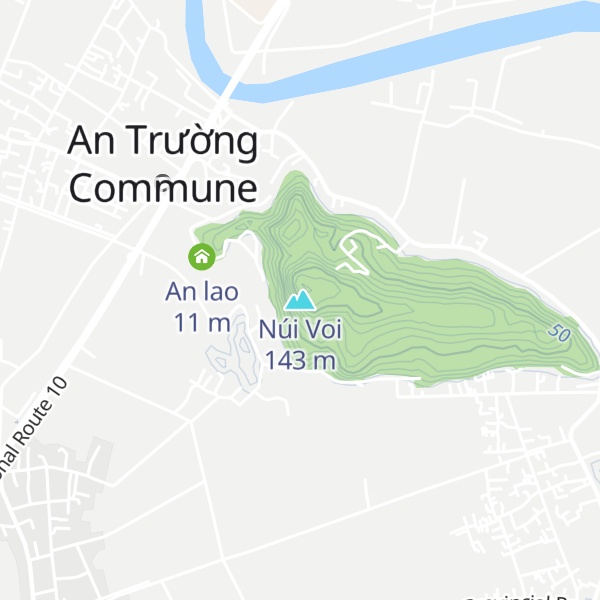 Map of Núi Voi