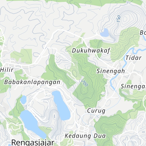 Map of Gunung Kepuh