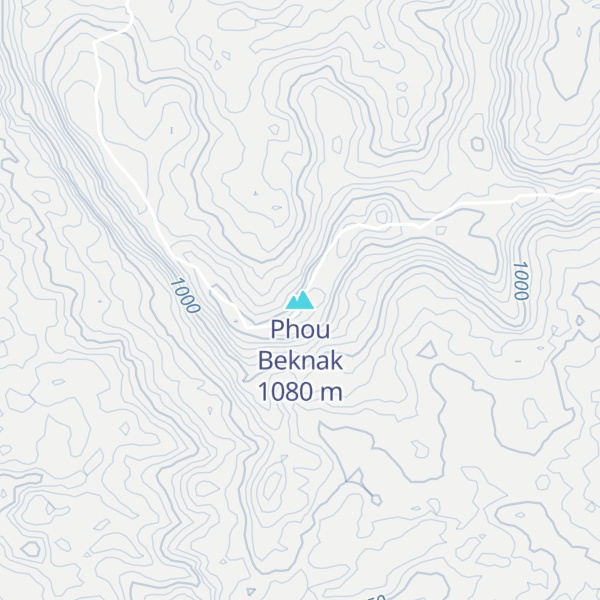 Map of Phou Beknak