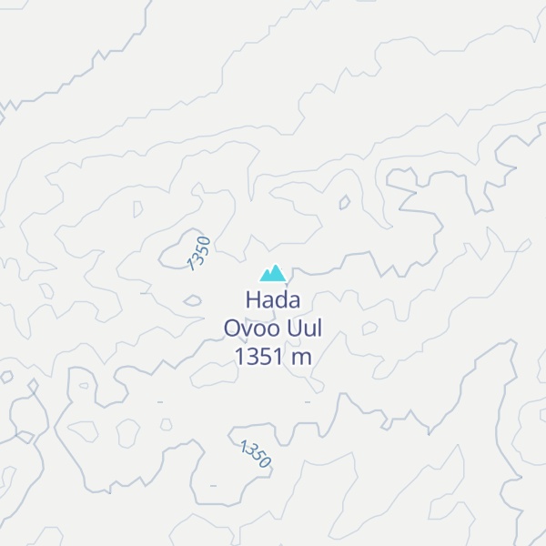 Map of Hada Ovoo Uul