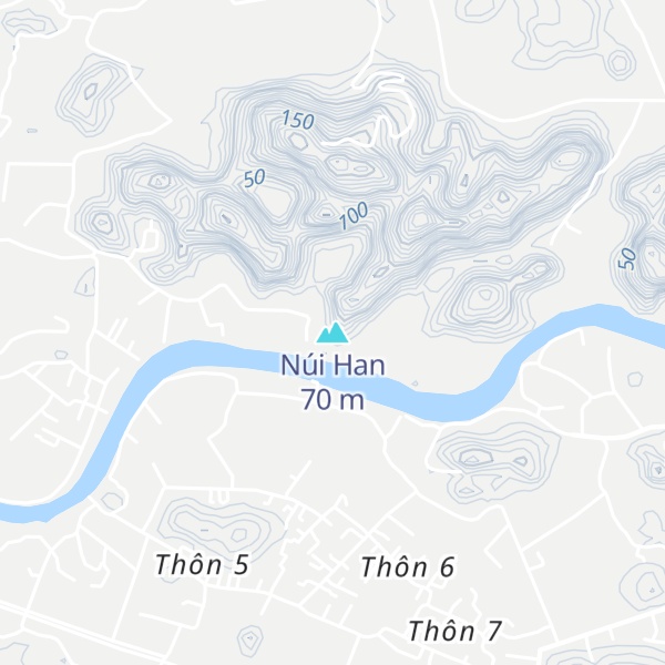 Map of Núi Han
